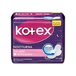 Kotex Toallitas Nocturnas Con Alas X8 #1