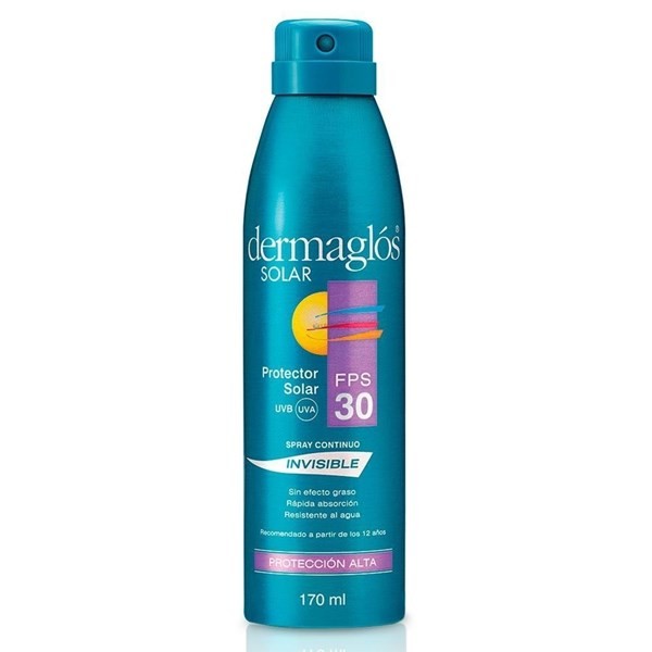 Protector Solar Dermaglos Fps 30 Spray Continuo X 170 Ml  #1