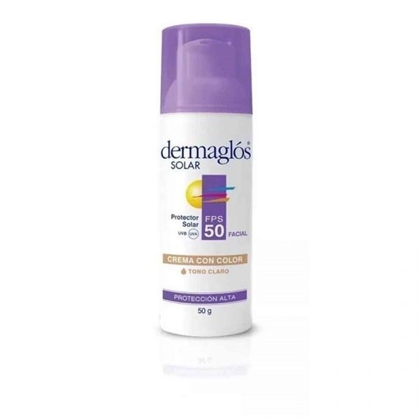 Protector Solar Dermaglos Facial Con Color Fps 50 X 50 Gr #1