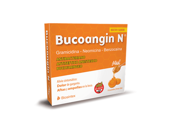 Biosintex Bucoangin N Caramelos Antibioticos Sabor Miel X 9u. #1