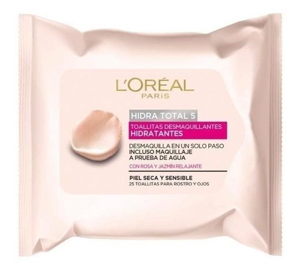 Toallitas Desmaquillantes Loreal Piel Sensible Seca X 25 Unidades #1