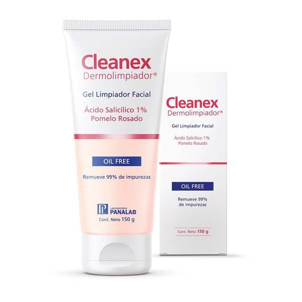 Cleanex Dermolimpiador Gel Facial 150 gr