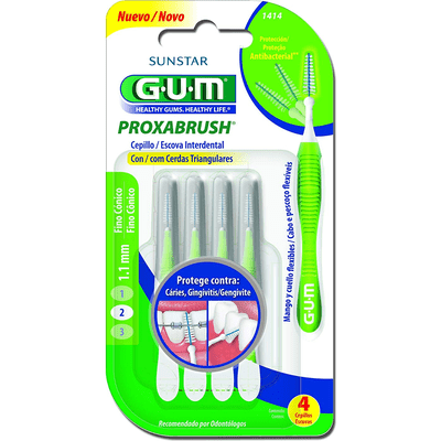 Gum Cepillo Interdental Proxabrush 2 (4 Unidades) #1