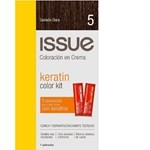 Issue Kit Tintura en Crema Keratin Color 5 Castaño Claro #1