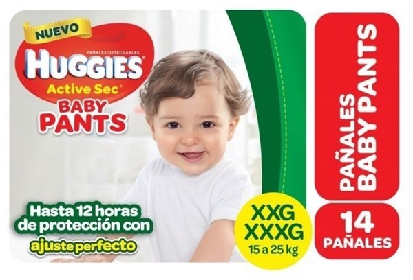 Pañales Huggies Tipo Pants Xxg X 14 Unidades #1