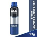 Gillette Antitranspirante Aerosol Antibactibacterial 93 ml #1