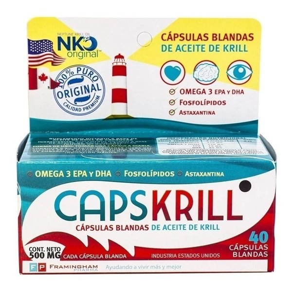 Capskrill 40 Caps Blandas