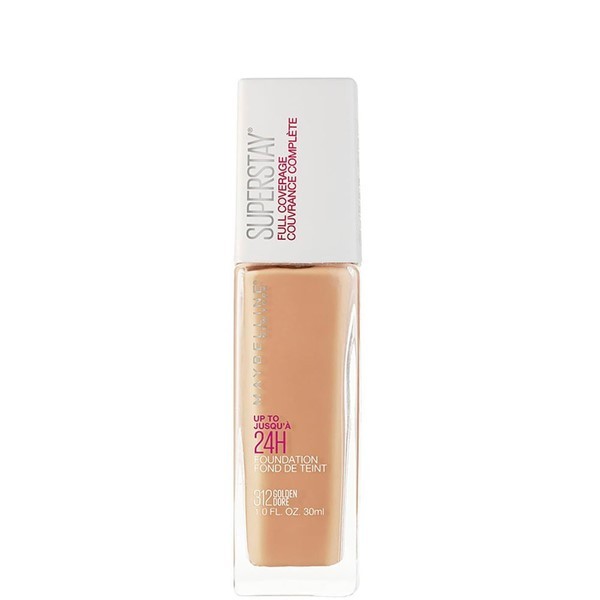 Maybelline Base De Maquillaje Super Stay 24hs Full Coverage 312 Golden #1