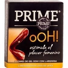 Prime Ohh!! X 3 Preservativos 