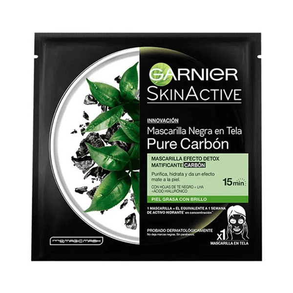 Mascara Facial Garnier Pure Active Carbón #1