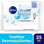 Nivea Toallitas Desmaquillantes 4 en 1  micellair Todo Tipo de Piel 25 Unidades #1