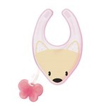 Mordillo Chicco Fresh Bib 4+ Meses Rosa #1 Mordillo Chicco Fresh Bib 4+ Meses Rosa #1