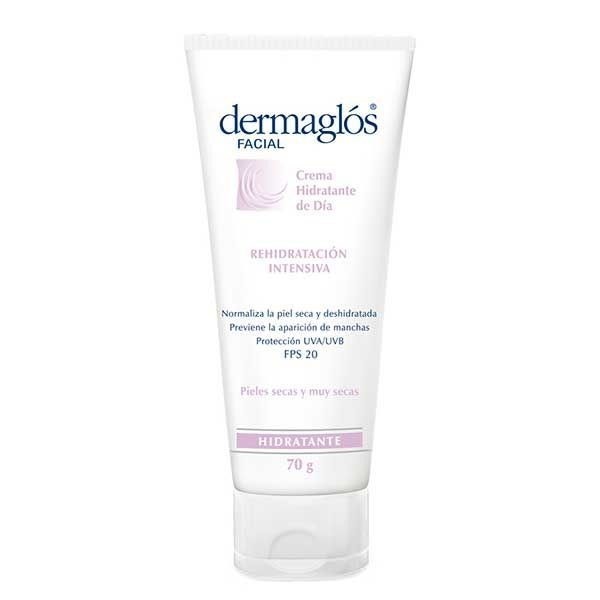 Crema Facial Dermaglos Hidratante Fps 20 Piel Seca X 70 Grs