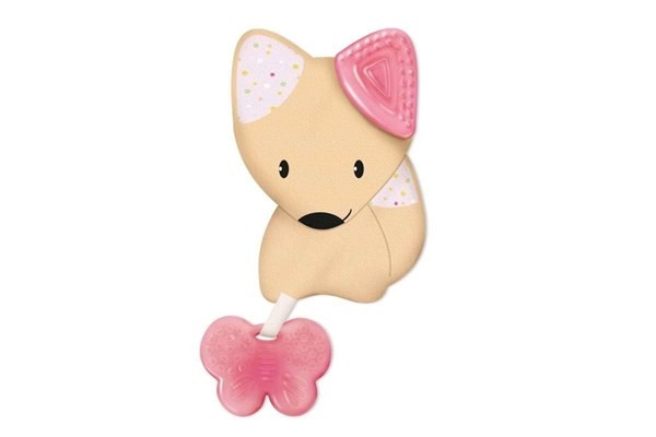 Mordillo Chicco Fresh Friend 4+ Meses Rosa