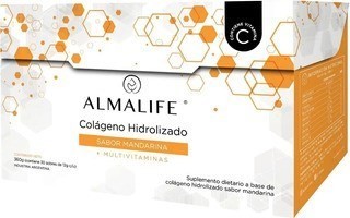 Almalife Colageno Hidrolizado + V Blend Sabor Mandarina X 30 Sobres #1