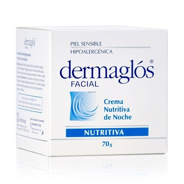 Crema Facial Dermaglos De Noche Nutritiva X 70 Gr