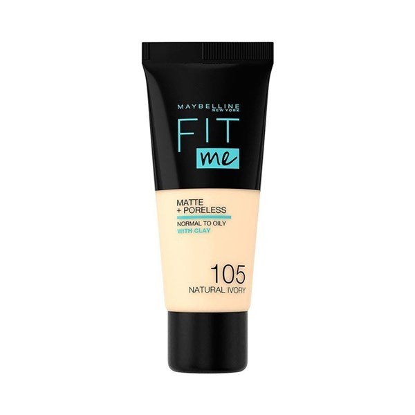 Maybelline Base Liquida Fitme Matte + Poreless 30 Ml | 105 Natural Ivory #1