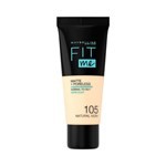 Maybelline Base Liquida Fitme Matte + Poreless 30 Ml | 105 Natural Ivory #1