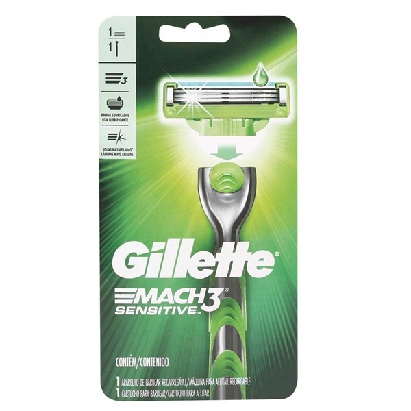Guillete Mach 3 Sensitive Maquina De Afeitar #1