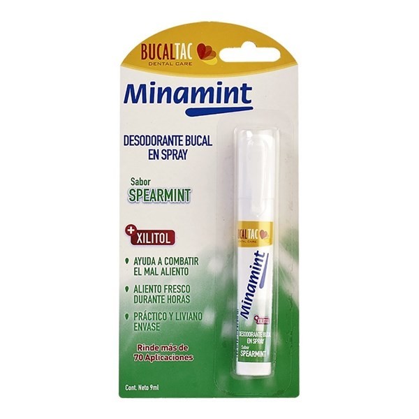 Minamint Desodorante Bucal en Spray Spearmint 9 ml