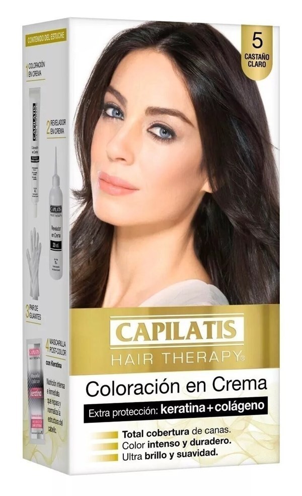 Capilatis Coloración En Crema 5 Castaño Claro  #1