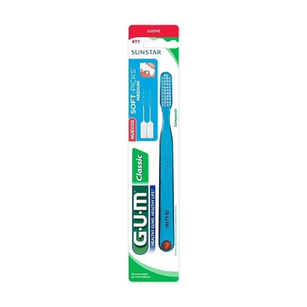 Gum Cepillo Dental Classic 411 Suave #1