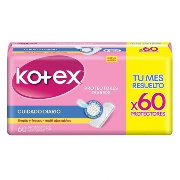Kotex Protectores Cuidado Diario X60