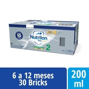 Pack X 30 Leches De Fórmula Líquida Nutricia Bagó Nutrilon Profutura 2 X 200 Ml #1