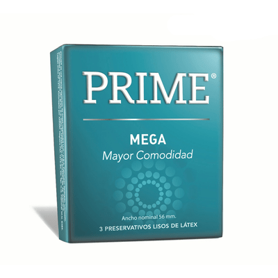 Prime Preservativos Mega (3 Unidades)