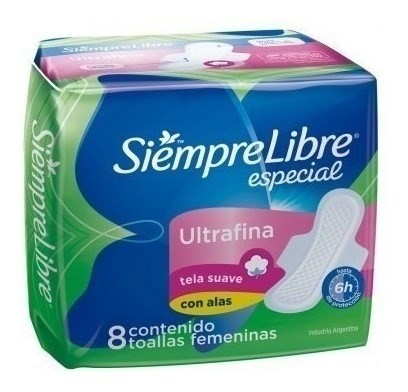 Siempre Libre Toallas Femeninas Especial Ultrafina Con Alas #1
