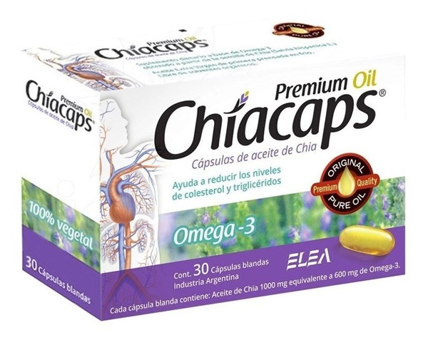 Chiacaps Aceite De Chia Omega X 60 Capsulas