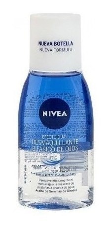 DESMAQUILLANTE NIVEA BIFÁSICO DE OJOS EFECTO DUAL X 125 ML #1