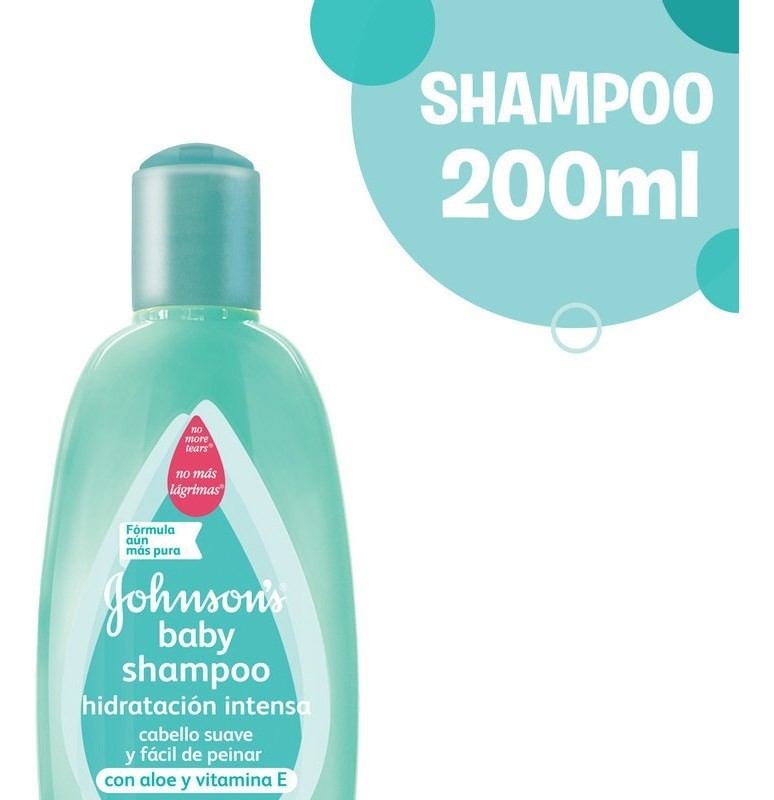 Johnson's Shampoo Hidratación Intensa X 200 Ml., Johnson & Johnson