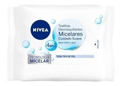 TOALLITAS DESMAQUILLANTES NIVEA MICELLAIR X25UN
