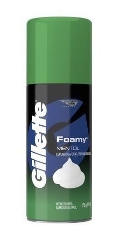 Espuma De Afeitar Gillette Foamy Mentol 175 Gr