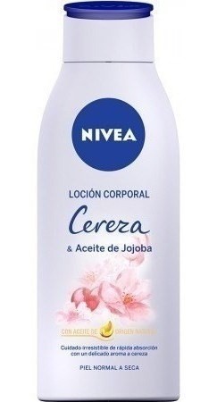 LOCIÓN CORPORAL NIVEA CEREZA Y ACEITE DE JOJOBA X 400 ML #1