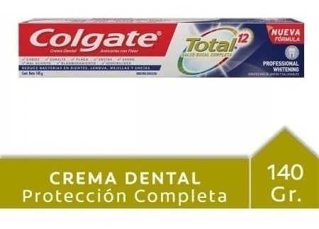 CREMA DENTAL COLGATE TOTAL 12 PROFESSIONAL WHITENING 140G #1