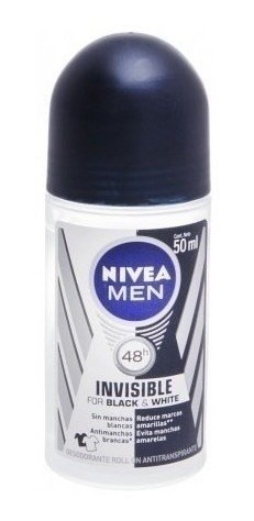DESODORANTE NIVEA ANTITRANSPIRANTE MEN INVISIBLE B&W ROLL ON X 50 ML #1
