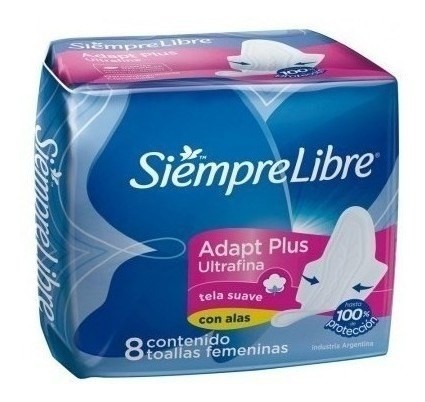 Siempre Libre Toallas Femeninas Adapt Plus Ultrafina Con Ala #1