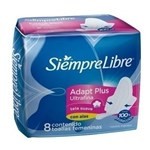 Siempre Libre Toallas Femeninas Adapt Plus Ultrafina Con Ala #1