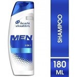 Shampoo Head & Shoulders 3en1 Para Hombres 180 Ml #1