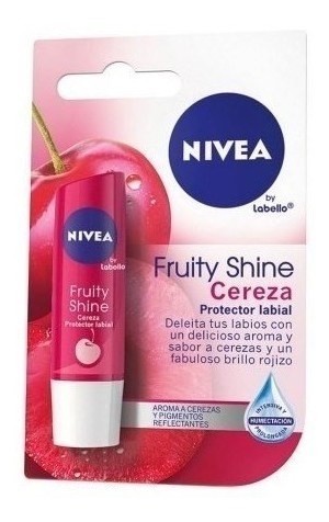 PROTECTOR LABIAL NIVEA HUMECTANTE CHERRY SHINE X4,8GR #1