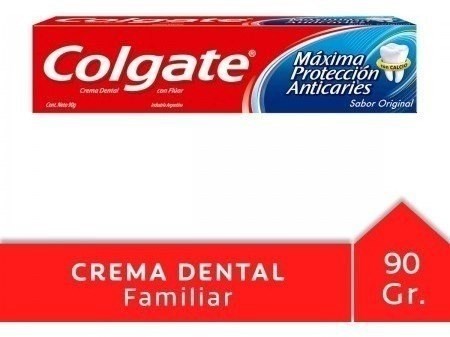 CREMA DENTAL COLGATE MÁXIMA PROTECCIÓN ANTICARIES 90G #1