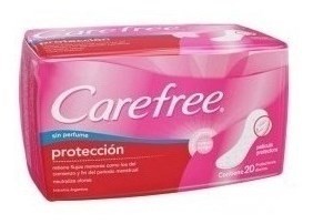 Carefree Protectores Diarios Protección Sin Perfume X 20 Un.