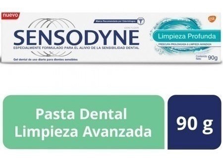 Sensodyne Limpieza Profunda Pasta Dental De Uso Diario Para #1