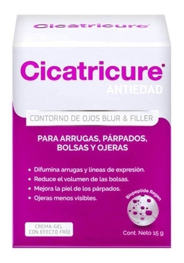CONTORNOS DE OJOS CICATRICURE ANTIEDAD BLUR & FILLER 15G #1
