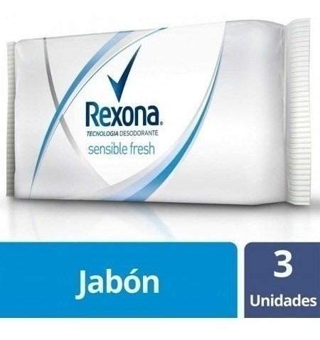 Jabón Rexona Sensibilidad Fresh 125g 3un X #1