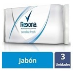 Jabón Rexona Sensibilidad Fresh 125g 3un X #1