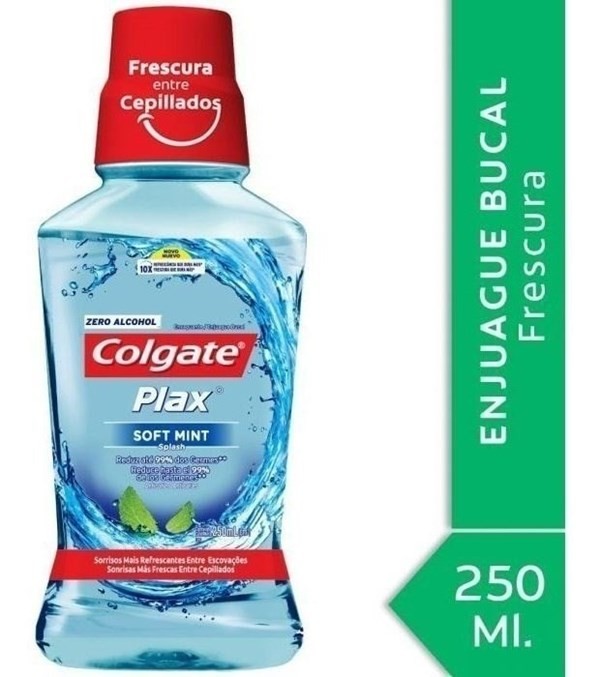 ENJUAGUE BUCAL COLGATE PLAX SOFT MINT 250ML #1