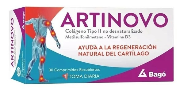 ARTINOVO REGENERACION NATURAL DEL CARTILAGO COLAGENO MSM X 30U #1